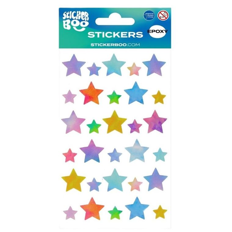 Sticker Boo, naklejki, gwiazdki