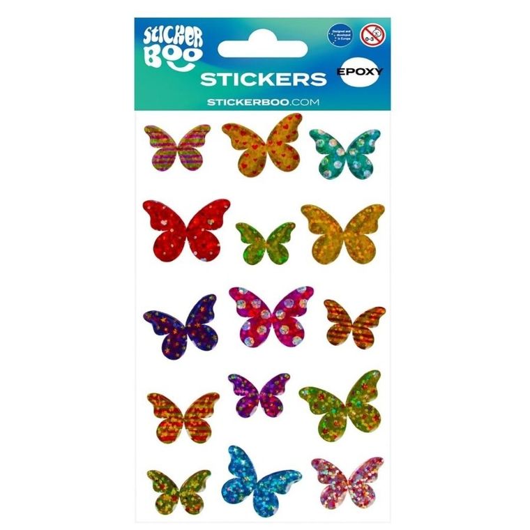 Sticker Boo, naklejki, motyle