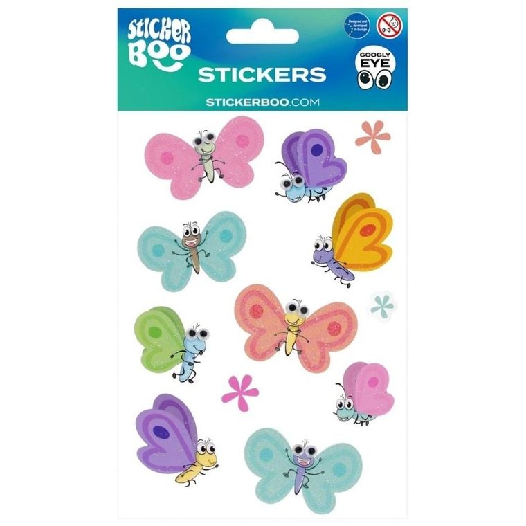 Sticker Boo, naklejki, motyle
