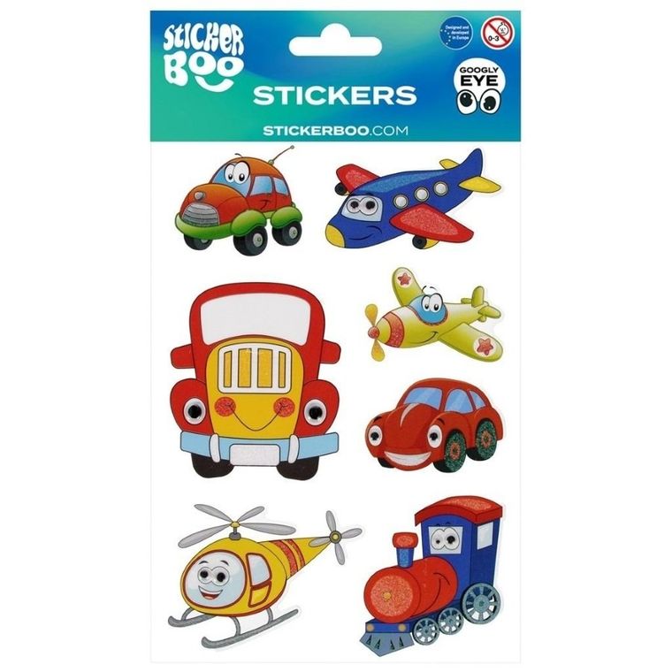 Sticker Boo, naklejki, pojazdy