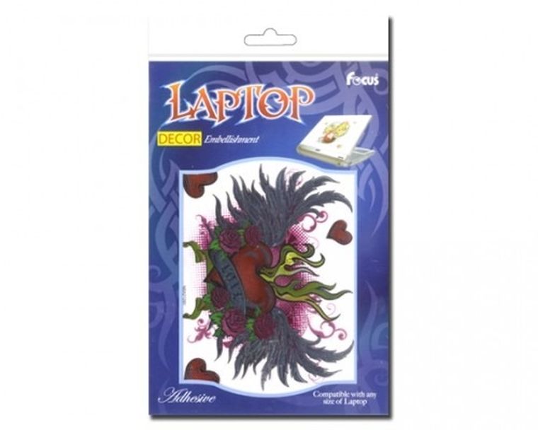 StickerBoo, dekoracja na laptopa, Serce