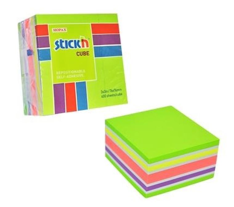 Stick’n, notes samoprzylepny, kostka, 76-76 mm, 400 kartek