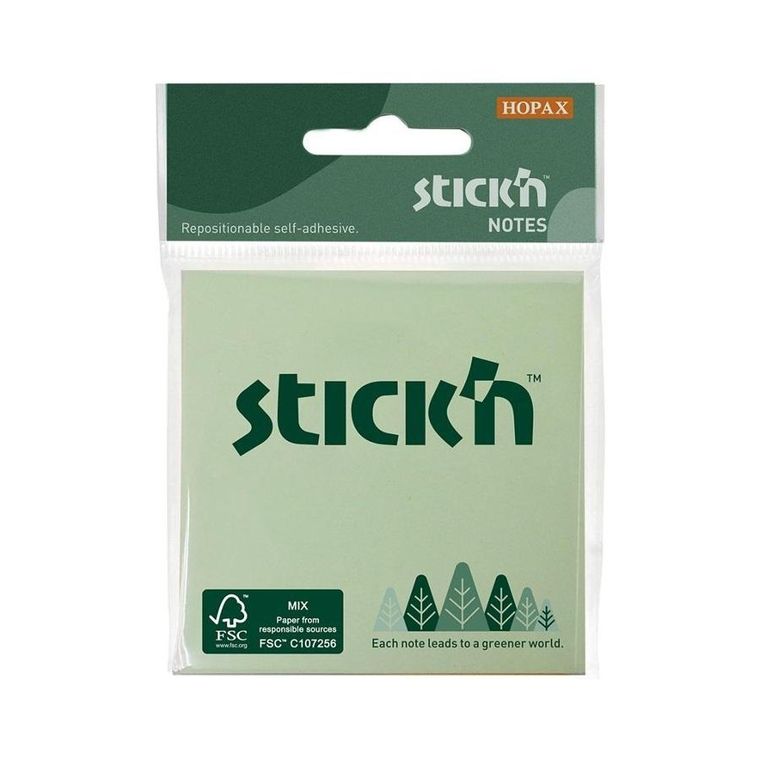Stick’n, notes samoprzylepny, pastel, 50 kartek, 76-76 mm