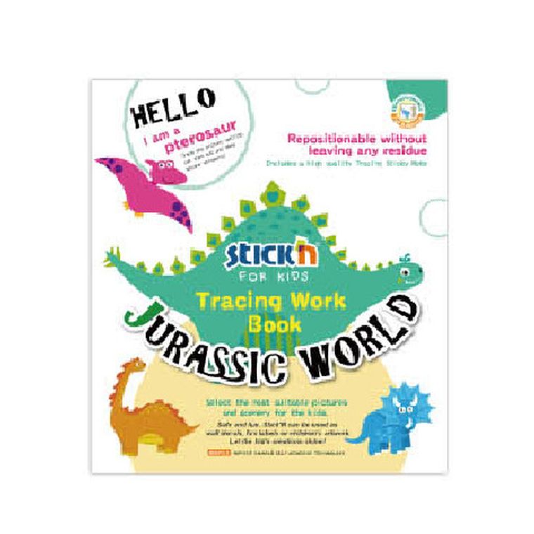 Stickn, Park Jurajski, książeczka do zabawy