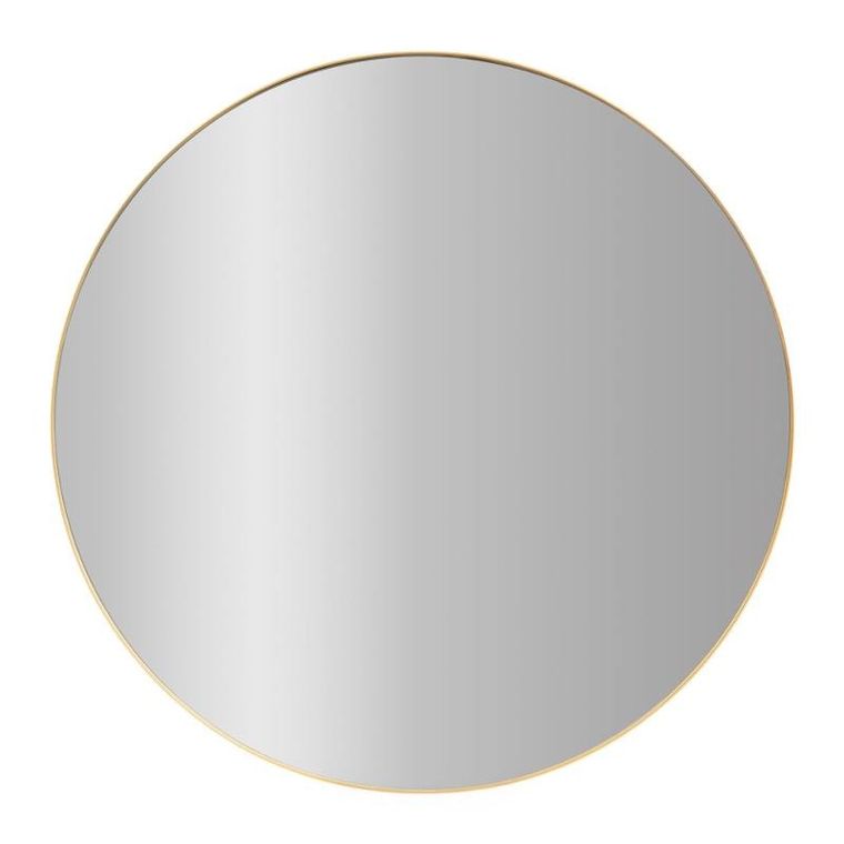 Stilovo, Noor, okrągłe lustro, metalowa rama, 80 cm