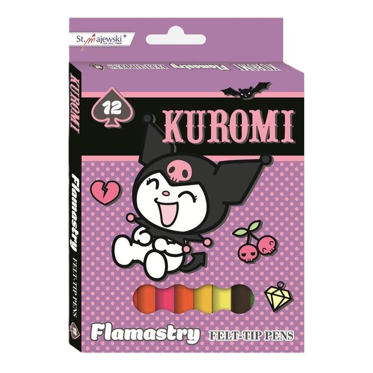 St.Majewski, Kuromi, flamastry, 12 kolorów