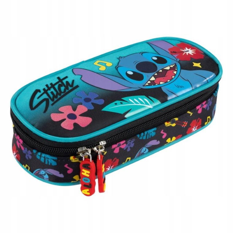 St.Majewski, Lilo i Stitch, piórnik owalny, Mint Aloha