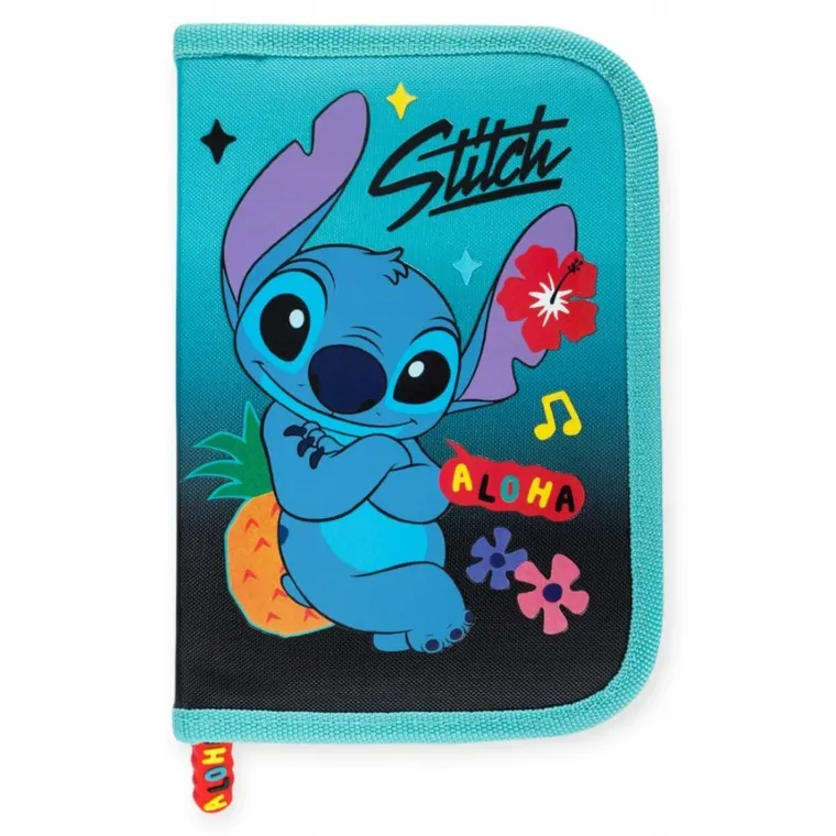 St.Majewski, Lilo i Stitch, piórnik rozkładany, pojedynczy, Mint Aloha