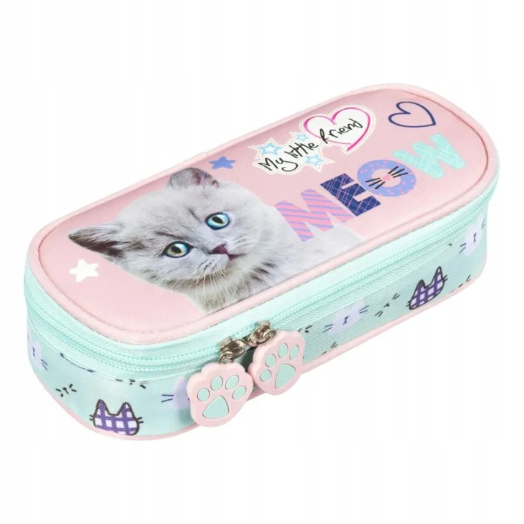 St.Majewski, My Little Friend, piórnik owalny, Fluffy Kitty