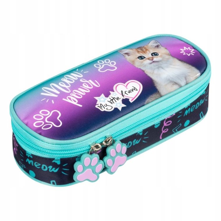 St.Majewski, My Little Friend, piórnik owalny, Kitty Party