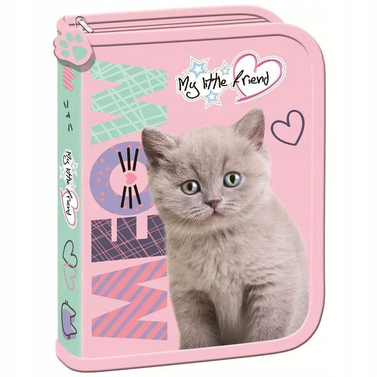 St.Majewski, My Little Friend, piórnik rozkładany, pojedynczy, Fluffy Kitty