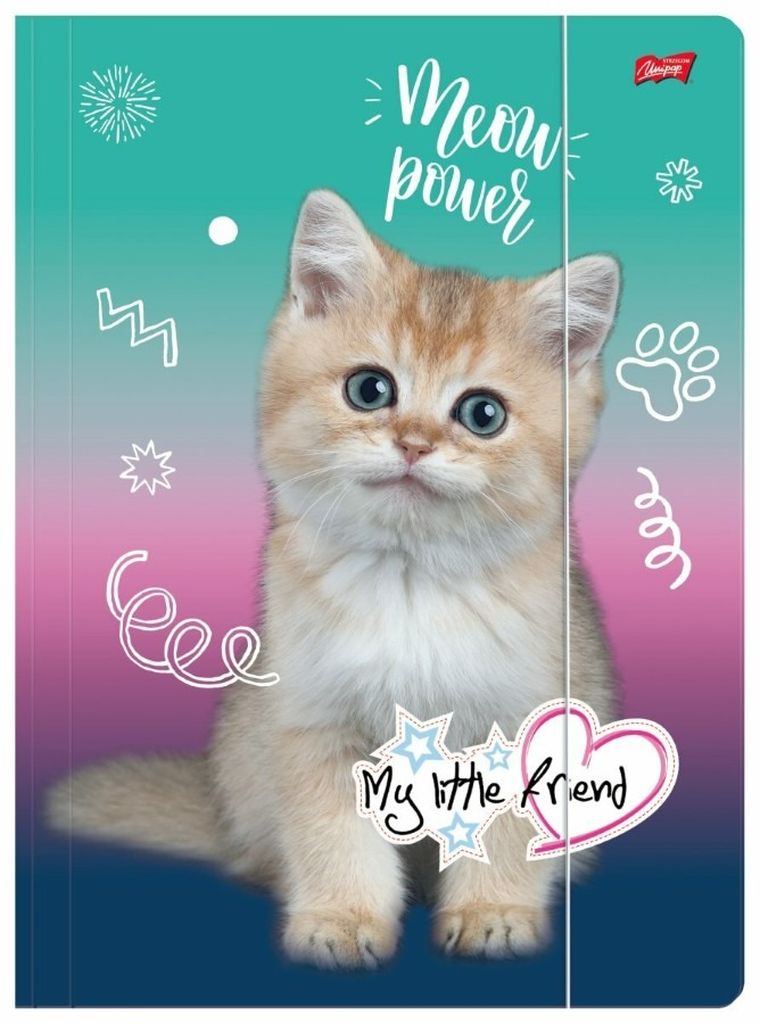 St.Majewski, My Little Friend, teczka z gumką A4, Kitty Party, 1 szt.