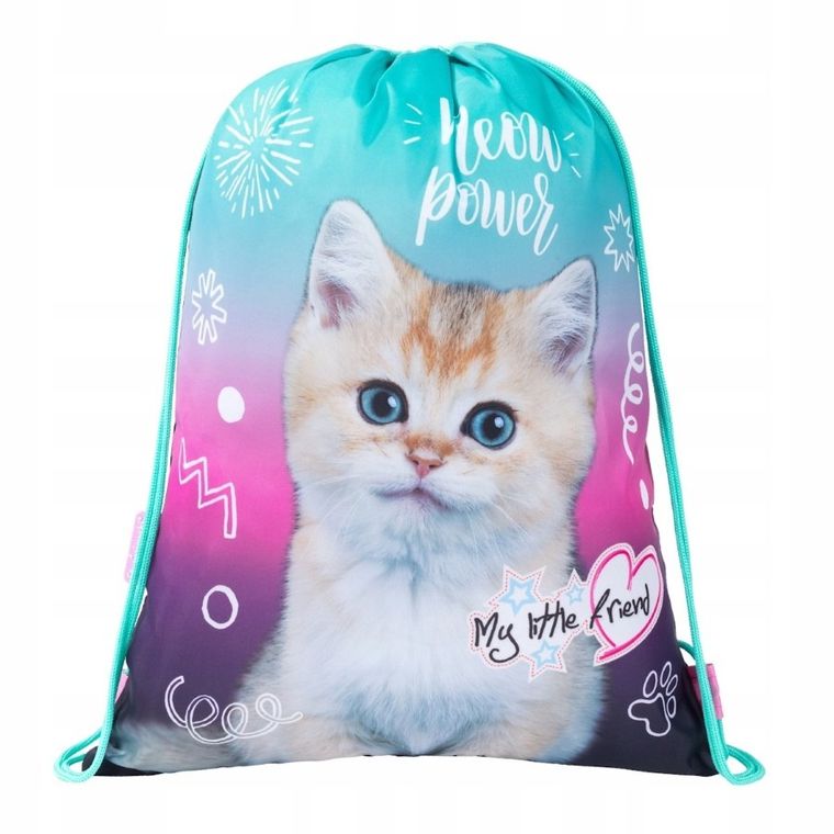 St.Majewski, My Little Friend, worek sportowy, Kitty Party
