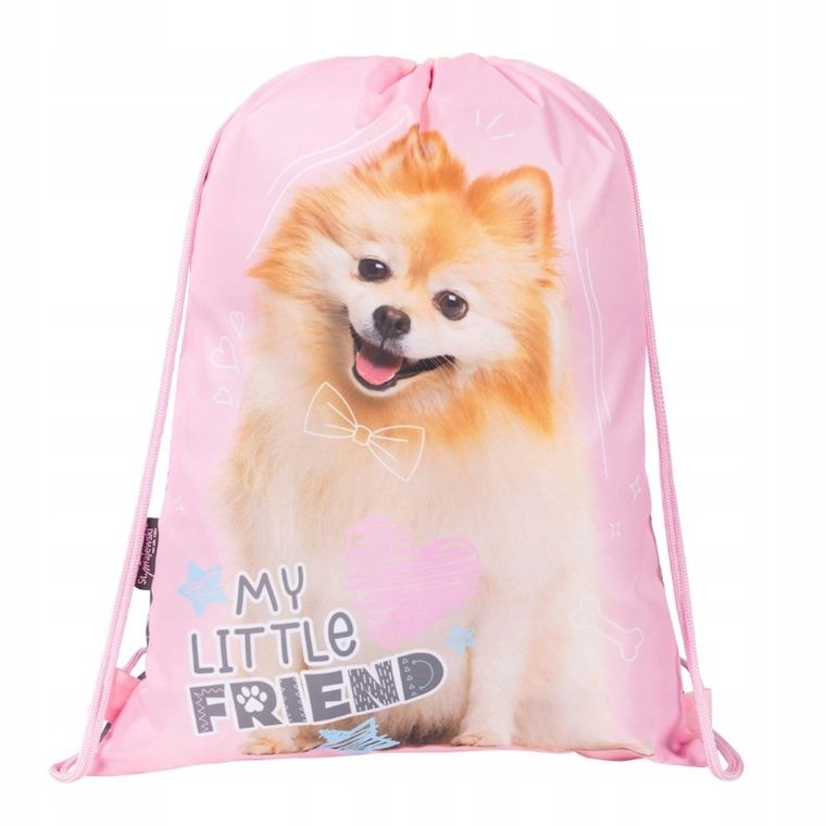 St.Majewski, My Little Friend, worek sportowy, Sweet Pomeranian