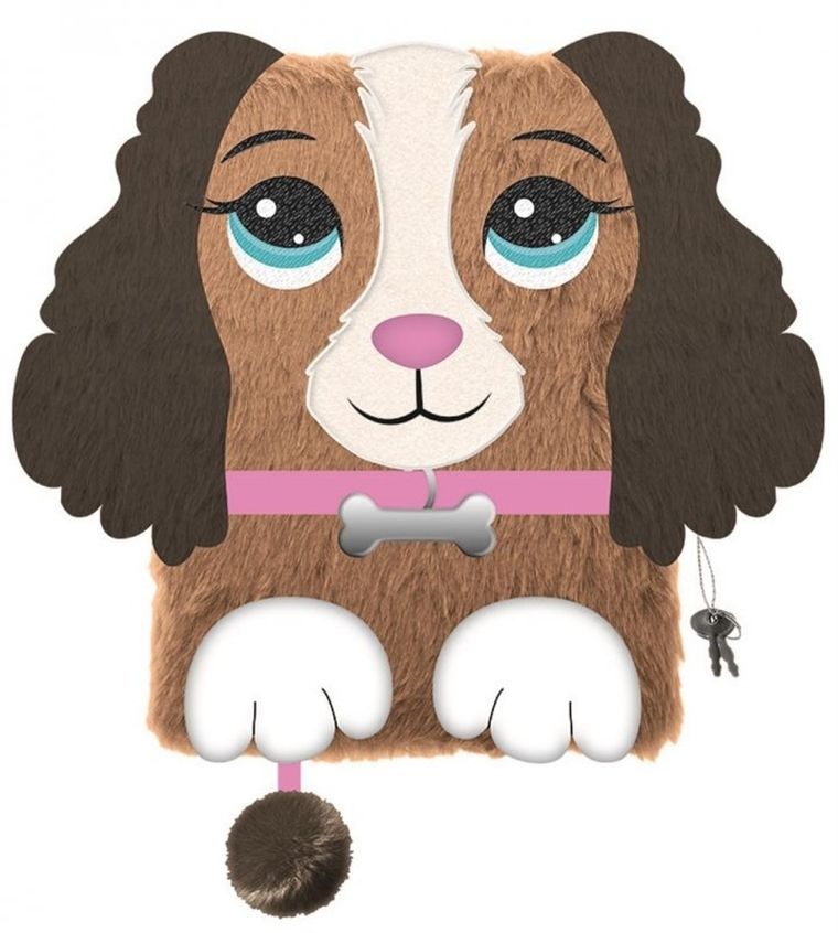 St.Majewski, pamiętnik 3D z kłódką, A5, włochacz, 96 kartek, Cavalier