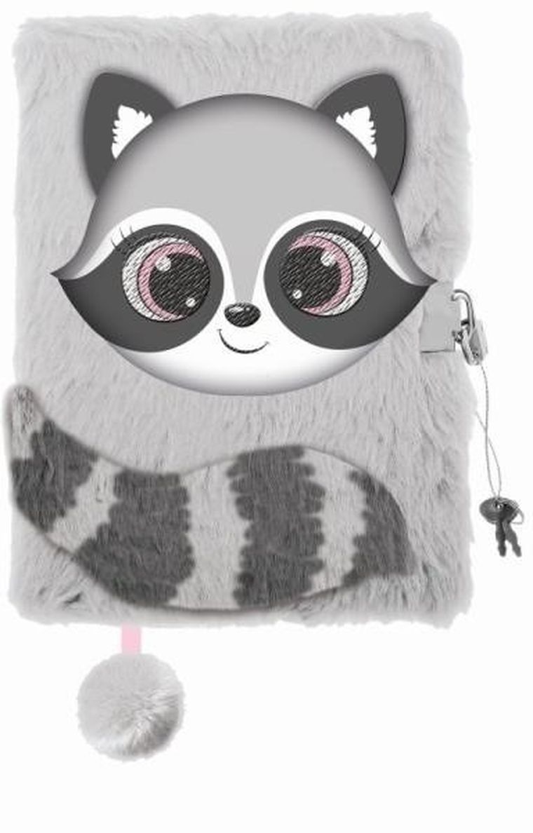 St.Majewski, pamiętnik 3D z kłódką, A5, włochacz, 96 kartek, Szop Pracz