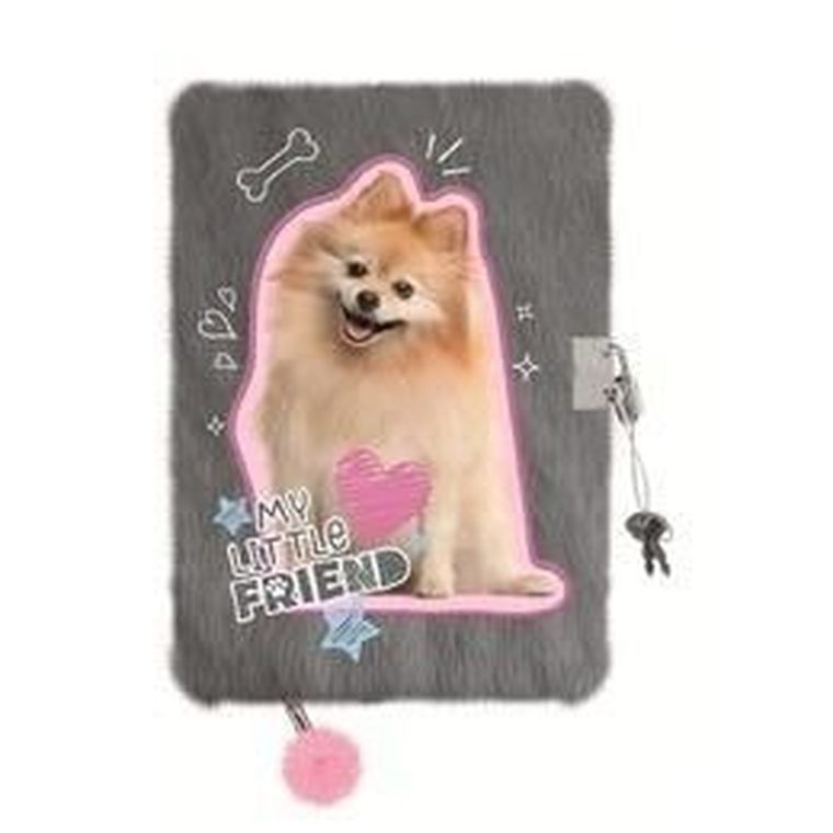 St.Majewski, pamiętnik z kłódką, A5, 96 kartek, sweet pomeranian