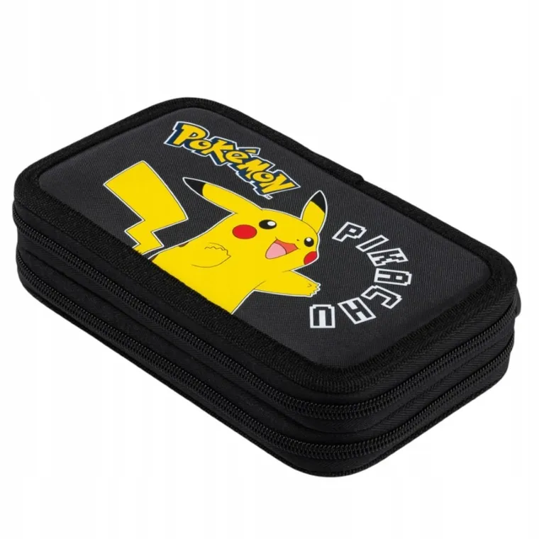 St.Majewski, Pokemon, piórnik rozkładany, podwójny, z wyposażeniem