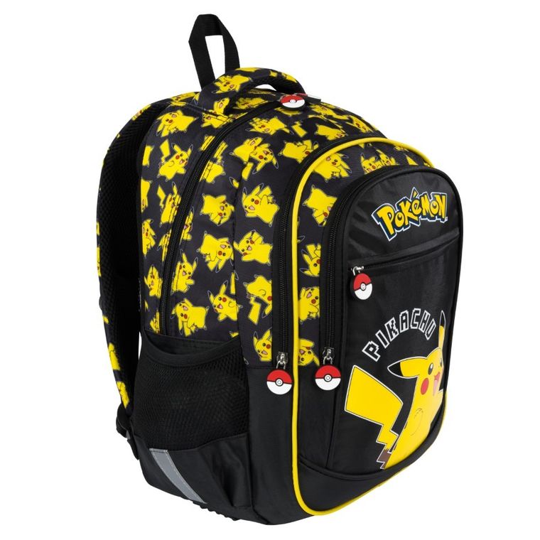 St.Majewski, Pokemon, plecak szkolny, 4-komorowy