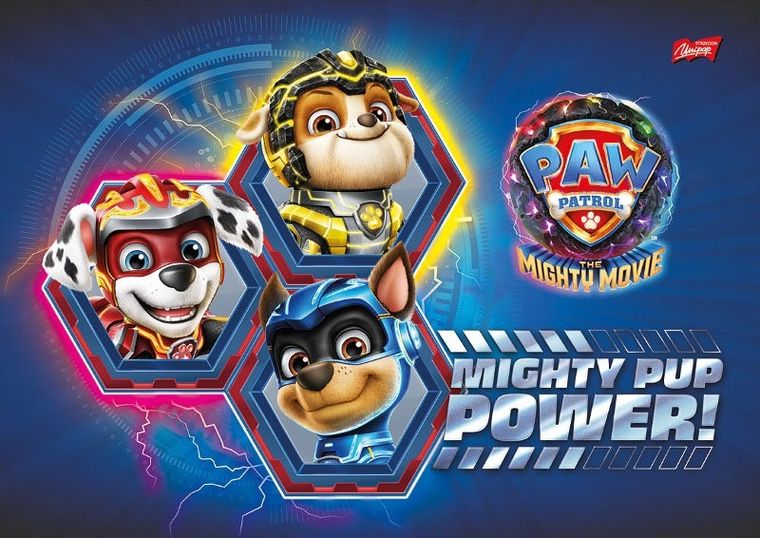 St.Majewski, Psi Patrol, podkład laminowany dwustronny, A3