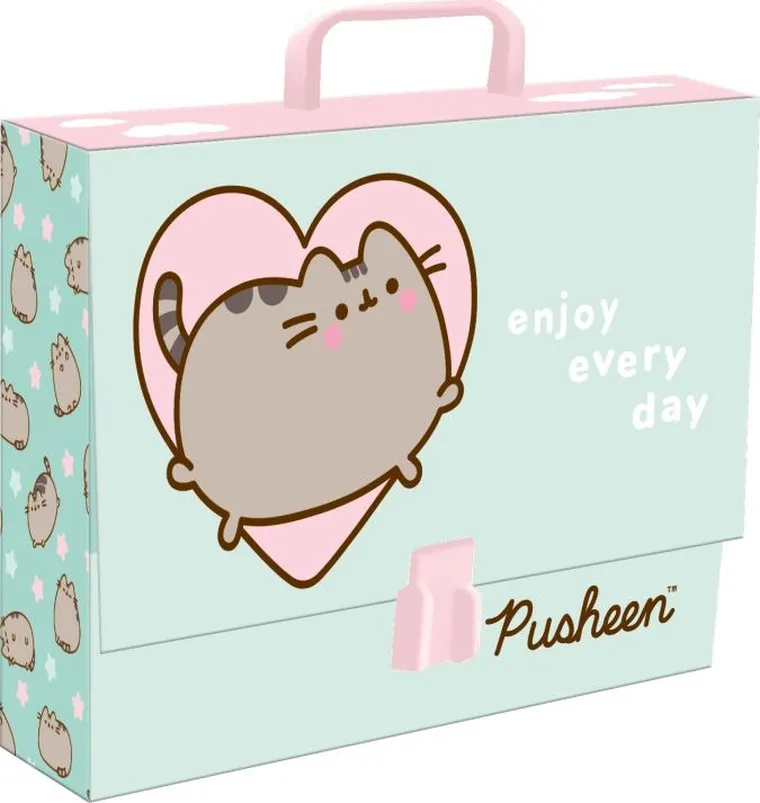 St.Majewski, Pusheen, teczka z rączką A4, 1 szt.