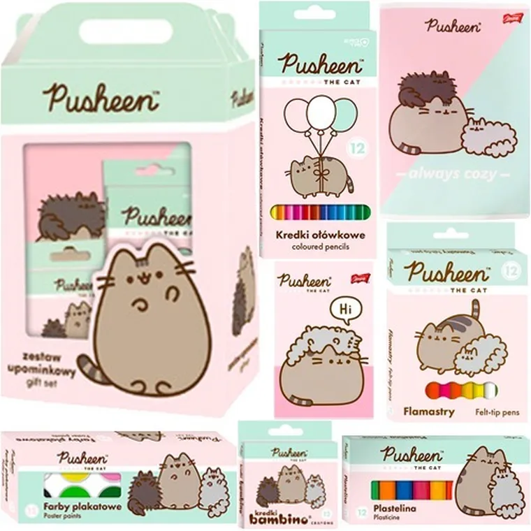 St.Majewski, Pusheen, zestaw upominkowy