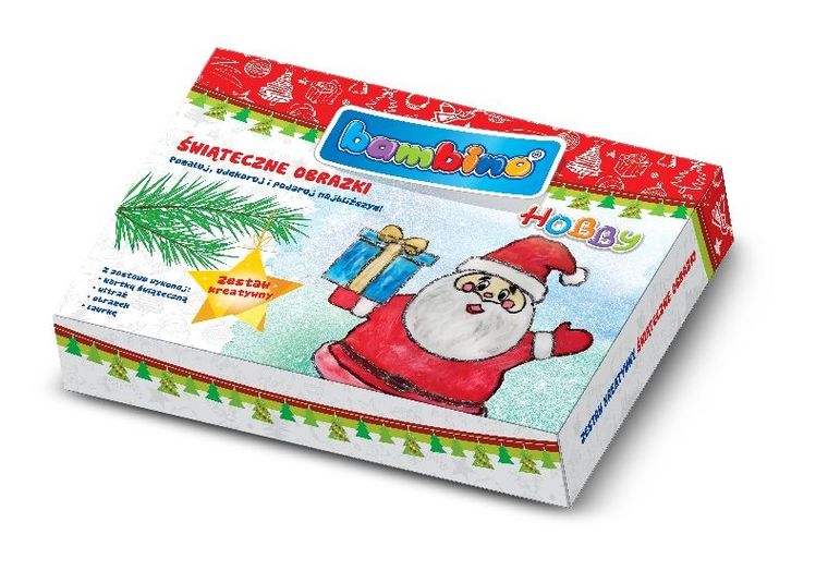 St.Majewski, Świąteczne obrazki, zestaw kreatywny do wykonania ozdób