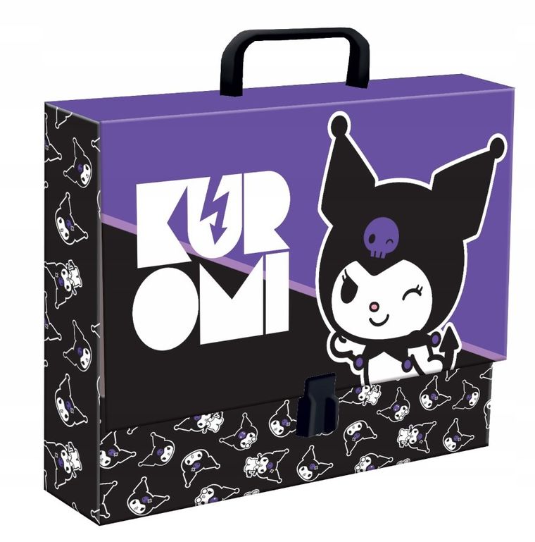 St.Majewski, teczka z rączką A4, Kuromi Black