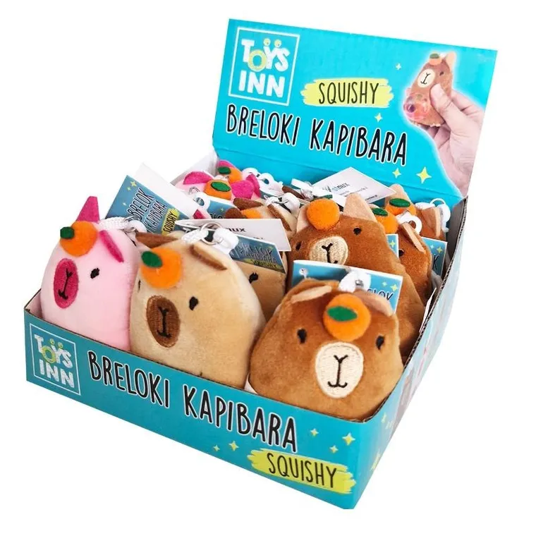Stnux, brelok, Kapibara Squishy, 1 szt.