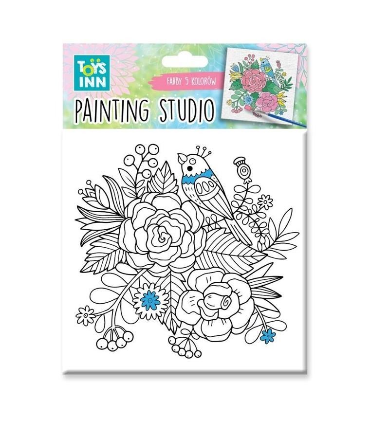 Stnux, Canvas, zestaw do malowania, ptaszek