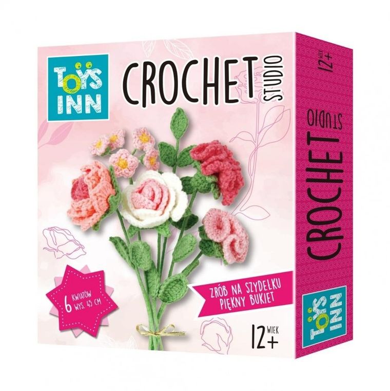 Stnux, Crochet Studio, zestaw do szydełkowania, bukiet