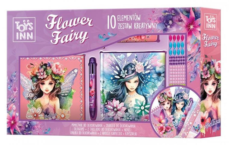 Stnux, Flower Fairy, zestaw kreatywny, 10 elementów