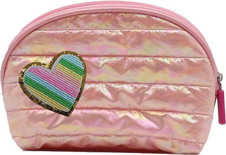 Stnux, kosmetyczka puffy, różowa