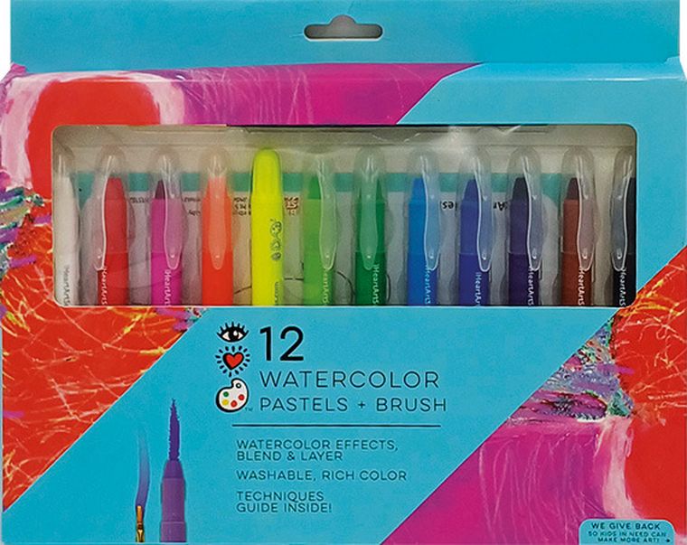 Stnux, markery akwarelowe, pastelowe, 12 kolorów