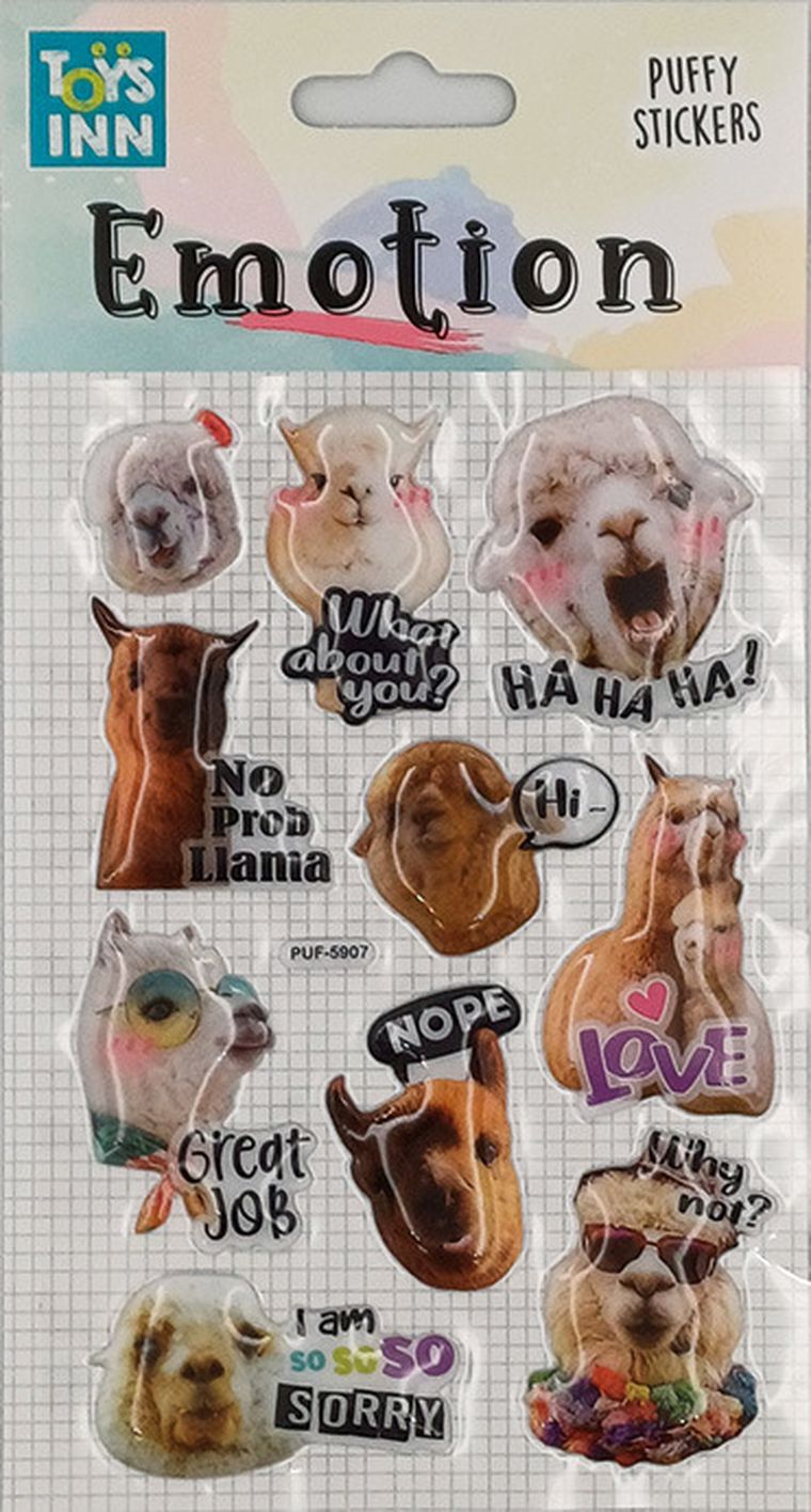 Stnux, naklejki, emotions, lamy