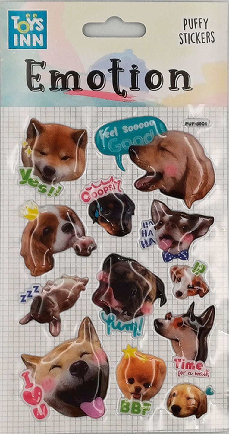 Stnux, naklejki, emotions, psy