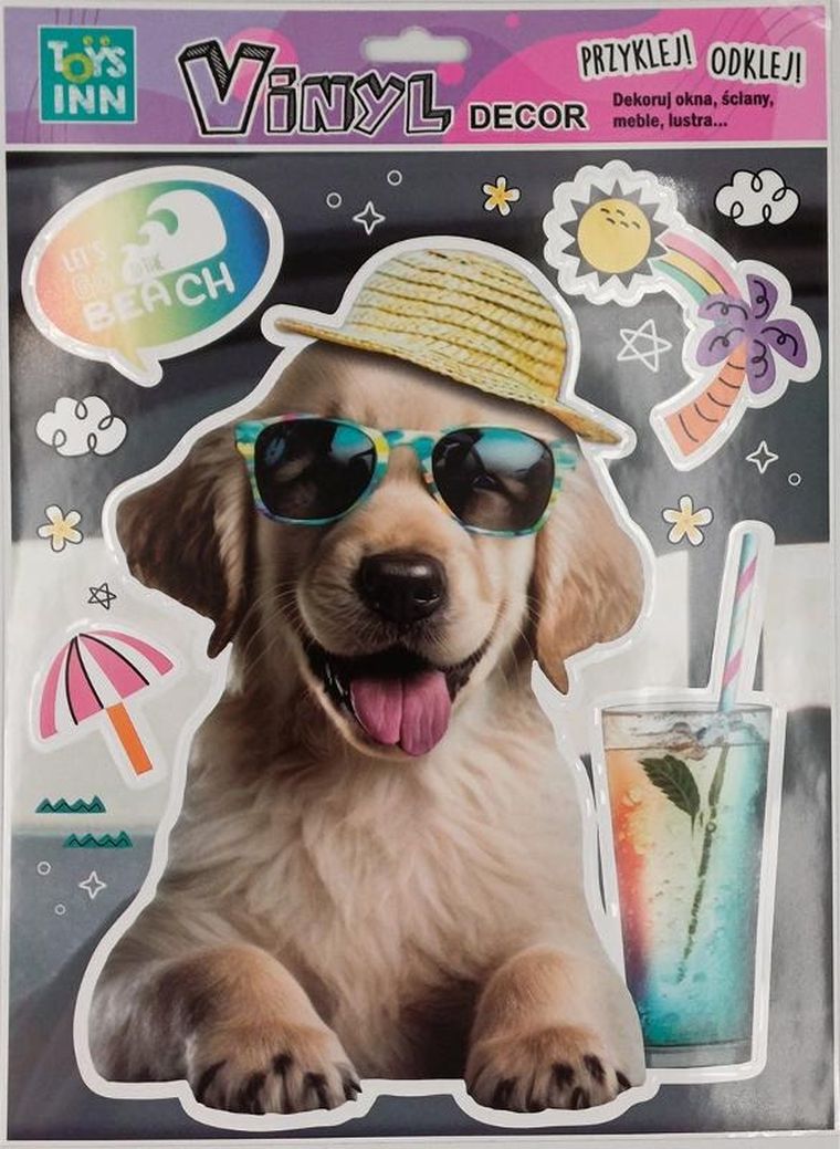 Stnux, naklejki winylowe, zwierzaki, beach