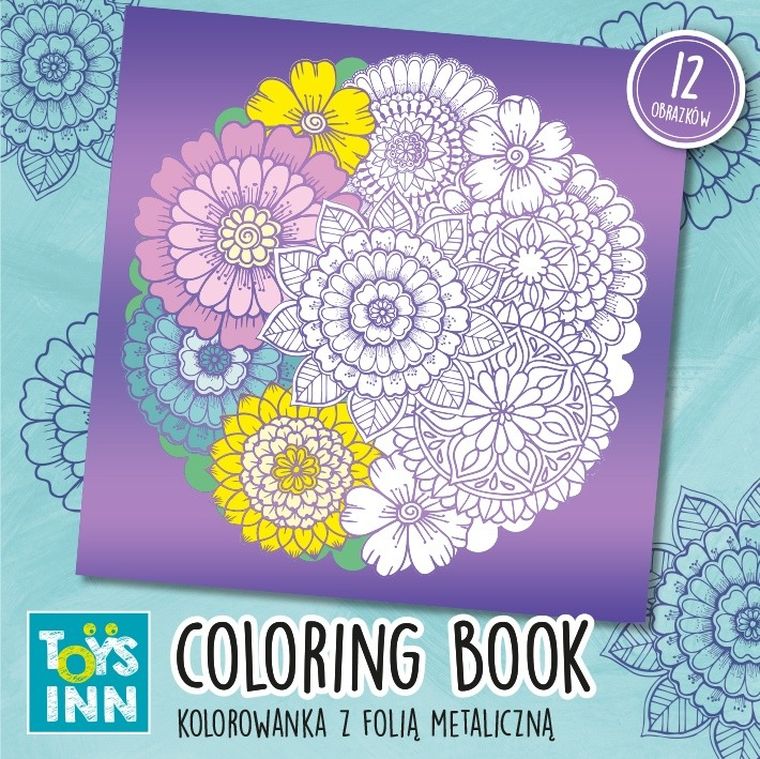 Stnux, obrazki metaliczne, pink green, 12 szt.