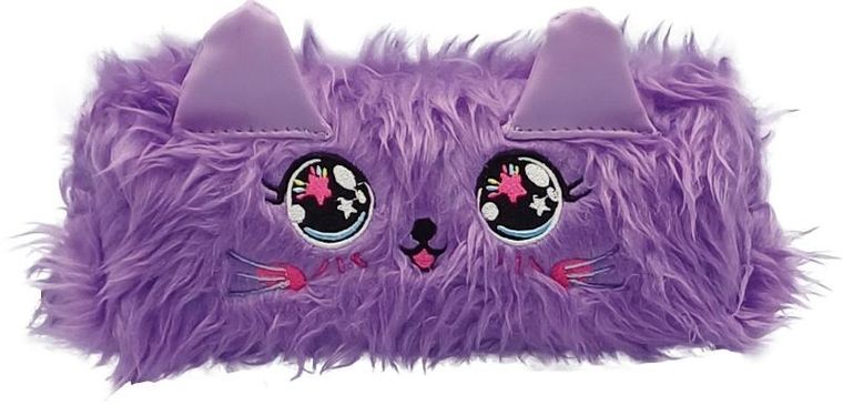 Stnux, piórnik, Monster, fioletowy