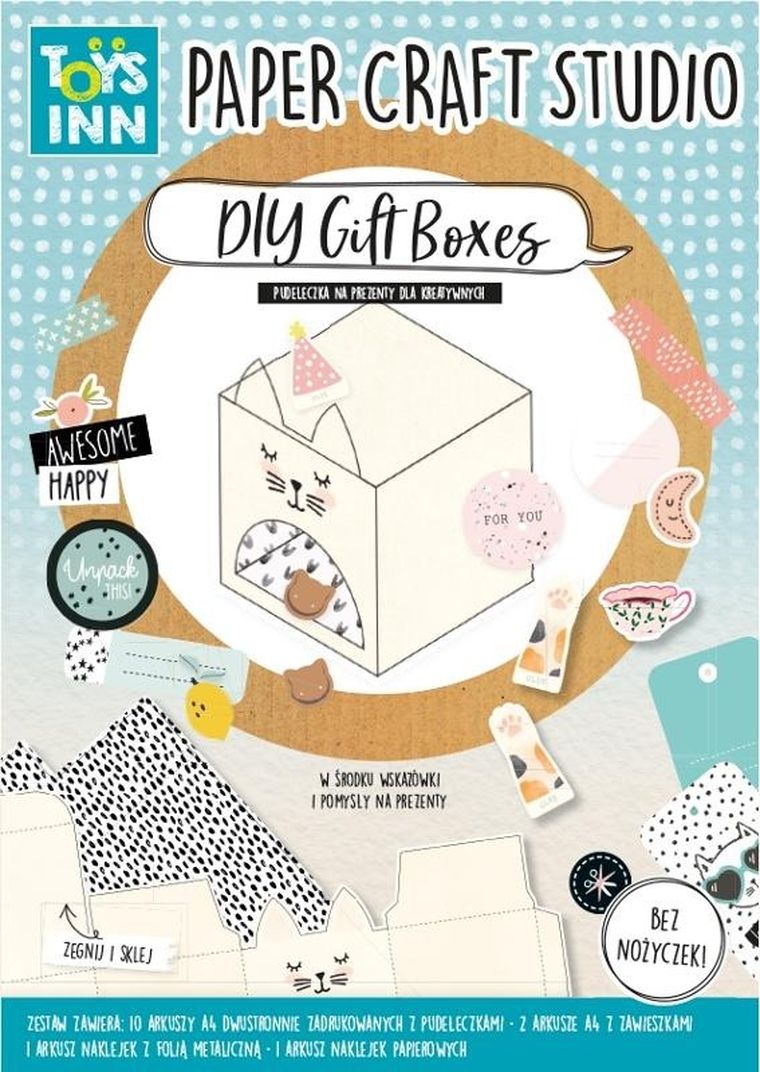 Stnux, projekty pudełeczek, zestaw kreatywny