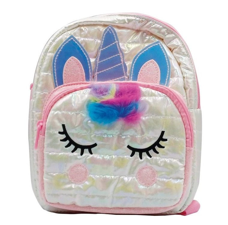 Stnux, Puffy, plecak dla przedszkolaka, Unicorn, biały