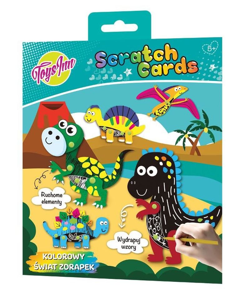 Stnux, zdrapki, dinozaury