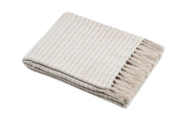 Stof, Balma, koc bawełniany z frędzlami, 125-150 cm