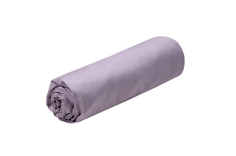 Stof, bawełniane prześcieradło na gumce, lila, Elysee