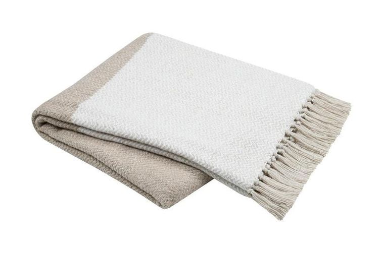 Stof, koc bawełniany geneve z frędzlami, 125-150 cm