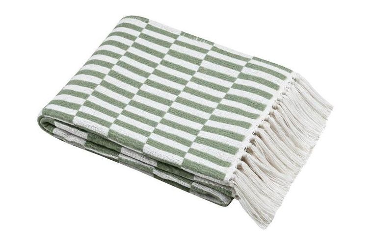 Stof, koc z frędzlami, Sweetlove, 125-150 cm