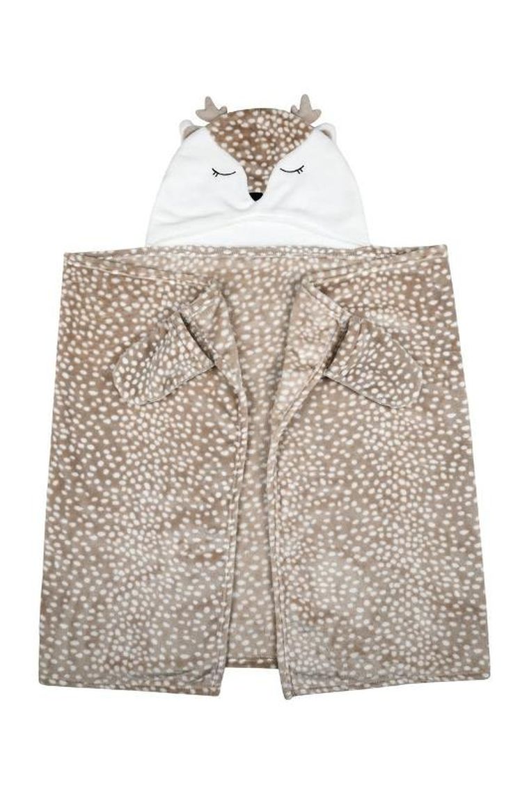 Stof, kocyk z rękawami dla dziecka, jelonek Gabin, 75-150 cm