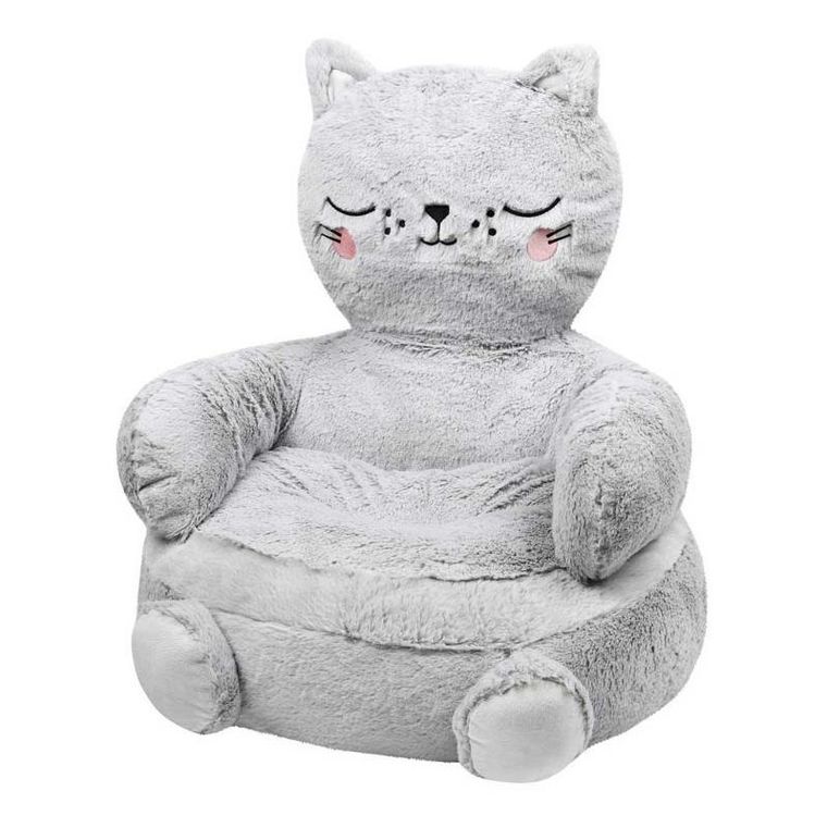 Stof, Kotek, pufa dla dziecka, 45-45 cm