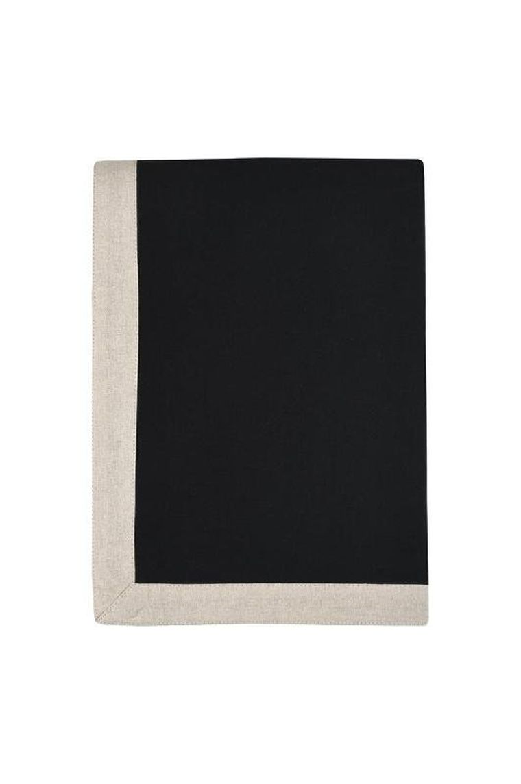 Stof, obrus bawełniany z obwódką, Duo, 140-200 cm