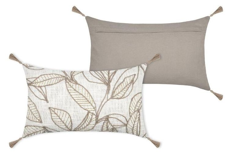 Stof, poduszka dekoracyjna hemera z frędzlami, 50-30 cm